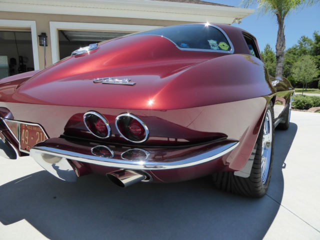 1965 Burgundy Chevrolet Corvette Coupe