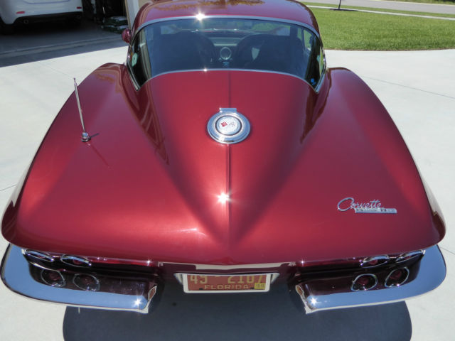 1965 Burgundy Chevrolet Corvette Coupe
