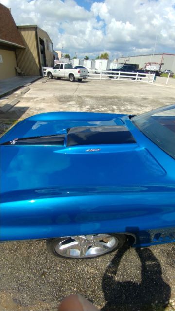 1967 Blue Chevrolet Corvette Convertible