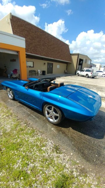 1967 Blue Chevrolet Corvette Convertible
