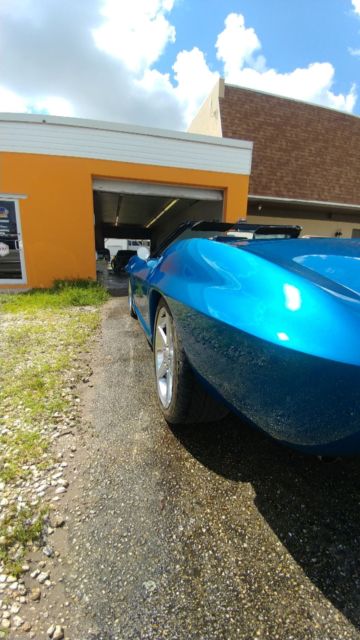 1967 Blue Chevrolet Corvette Convertible