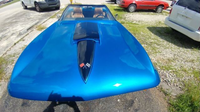 1967 Blue Chevrolet Corvette Convertible