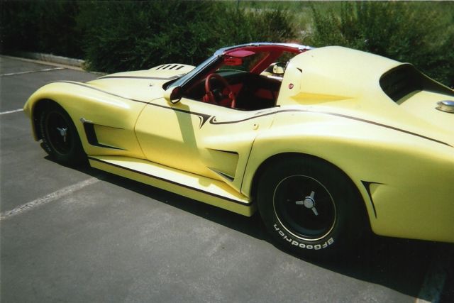 1974 ELCTRIC YELLOW FLATZ Chevrolet Corvette Coupe