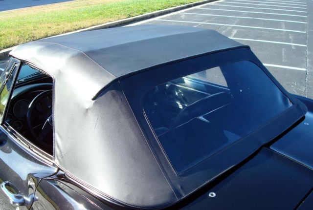 1966 Black Chevrolet Corvette Convertible