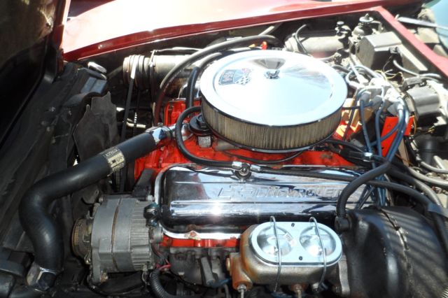 1973 Red Chevrolet Corvette Coupe