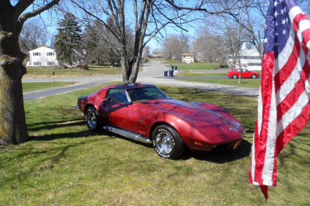 1973 Red Chevrolet Corvette Coupe