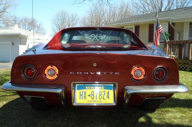 1973 Red Chevrolet Corvette Coupe