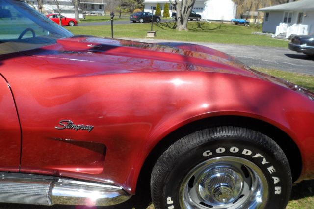 1973 Red Chevrolet Corvette Coupe