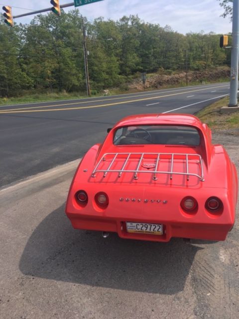 1974 Red Chevrolet Corvette