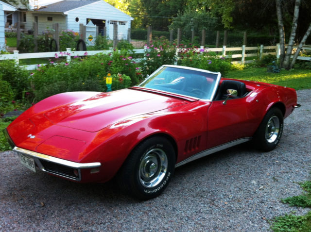 1969 LeMans Blue Chevrolet Corvette Convertible