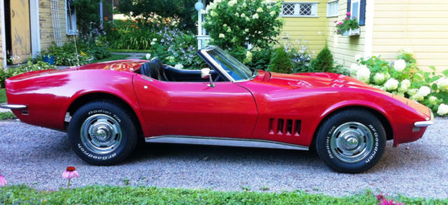 1969 LeMans Blue Chevrolet Corvette Convertible