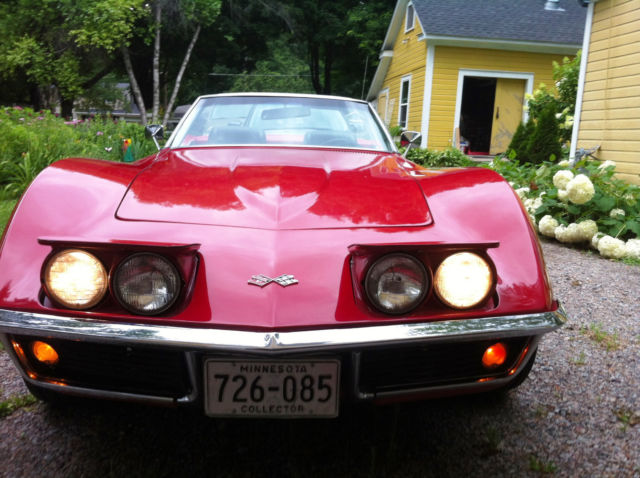 1969 LeMans Blue Chevrolet Corvette Convertible
