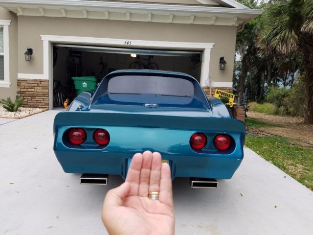1971 Red Chevrolet Corvette T - TOP