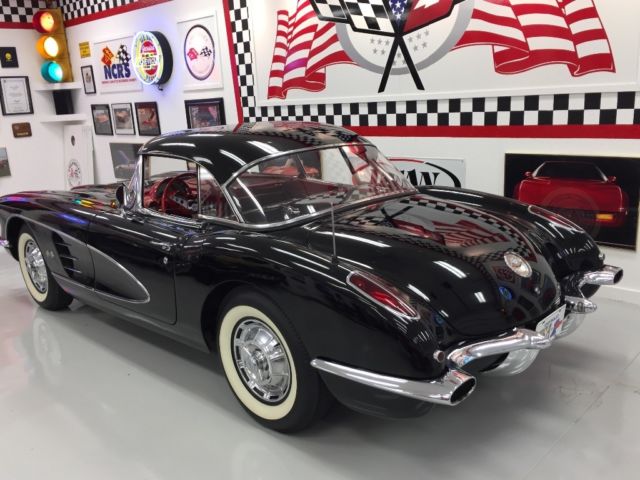 1960 Black Chevrolet Corvette Convertible