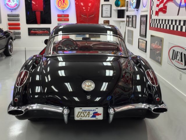 1960 Black Chevrolet Corvette Convertible