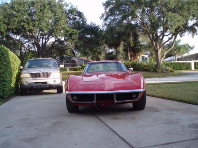 1968 Red Chevrolet Corvette Coupe
