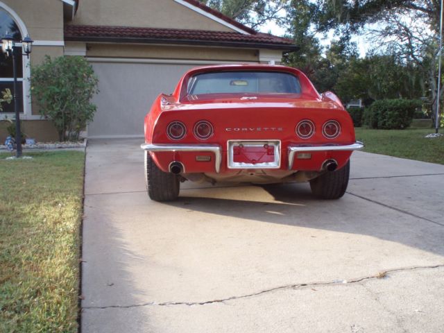 1968 Red Chevrolet Corvette Coupe