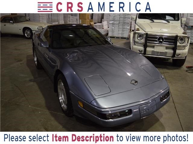 1991 Blue Chevrolet Corvette --
