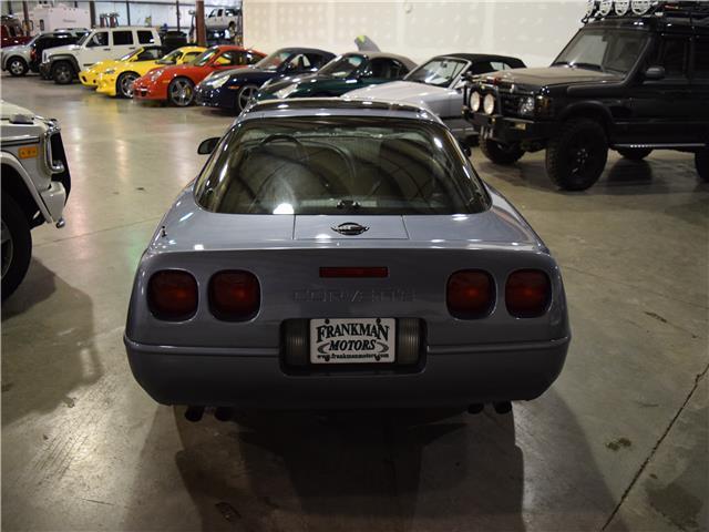 1991 Blue Chevrolet Corvette --