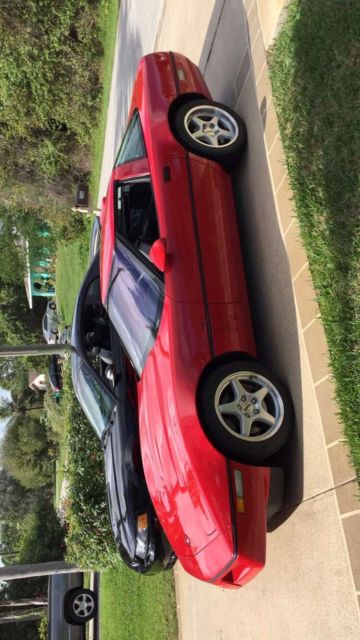 1991 Burgundy Chevrolet Corvette Coupe