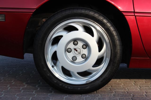 1991 Burgundy Chevrolet Corvette Coupe