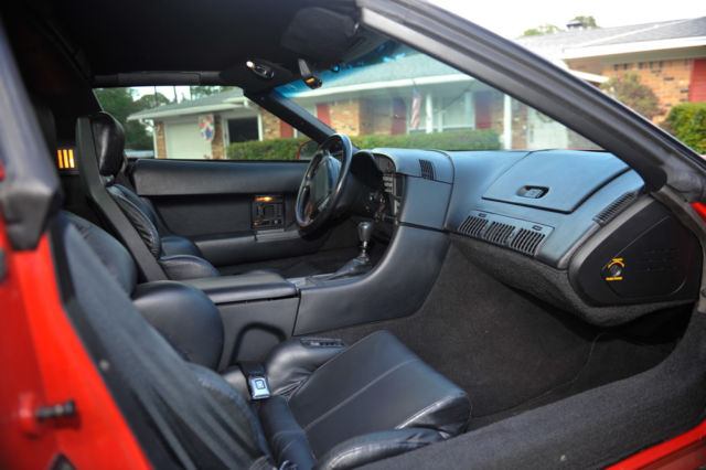 1991 Red Chevrolet Corvette Coupe