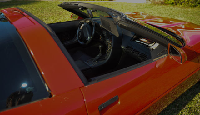 1991 Red Chevrolet Corvette Coupe