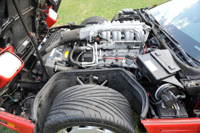 1991 Red Chevrolet Corvette Coupe