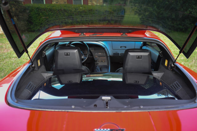 1991 Red Chevrolet Corvette Coupe