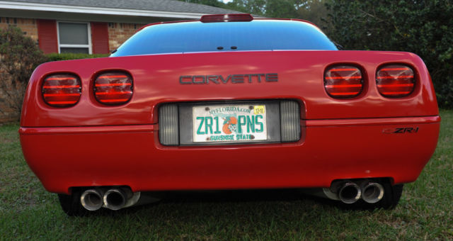 1991 Red Chevrolet Corvette Coupe