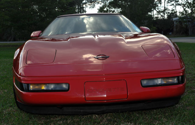 1991 Red Chevrolet Corvette Coupe