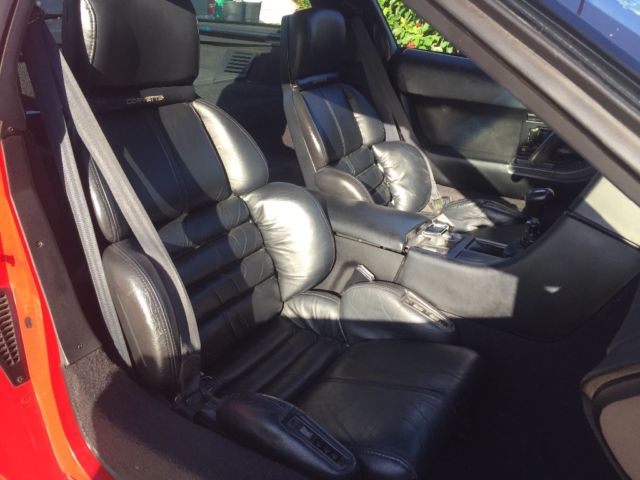 1991 Burgundy Chevrolet Corvette Coupe