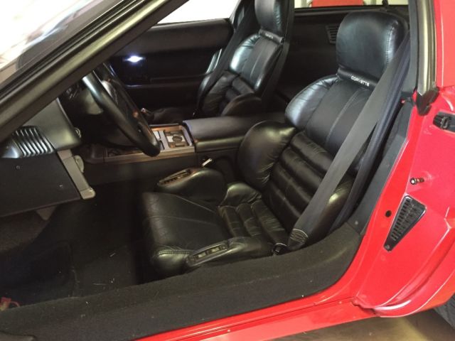 1991 Burgundy Chevrolet Corvette Coupe