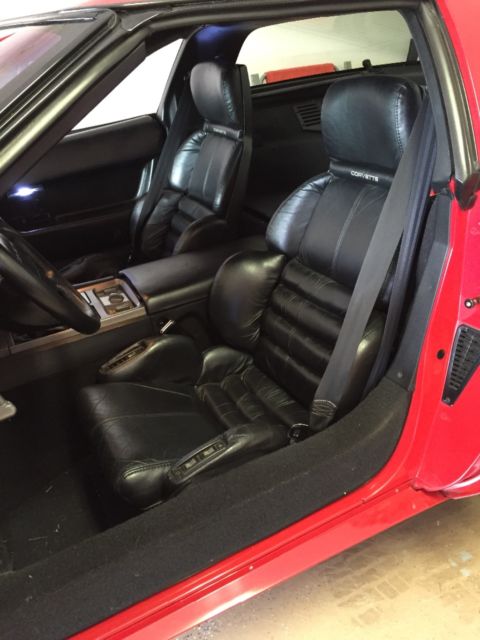 1991 Burgundy Chevrolet Corvette Coupe