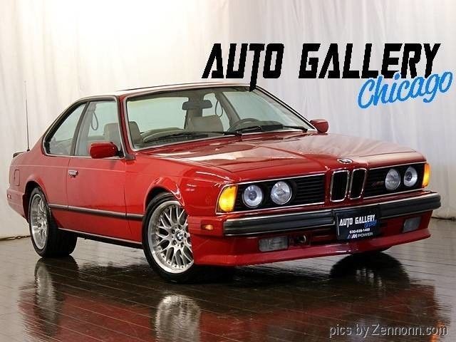 1988 Red BMW M6 --