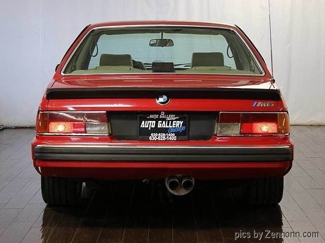 1988 Red BMW M6 --