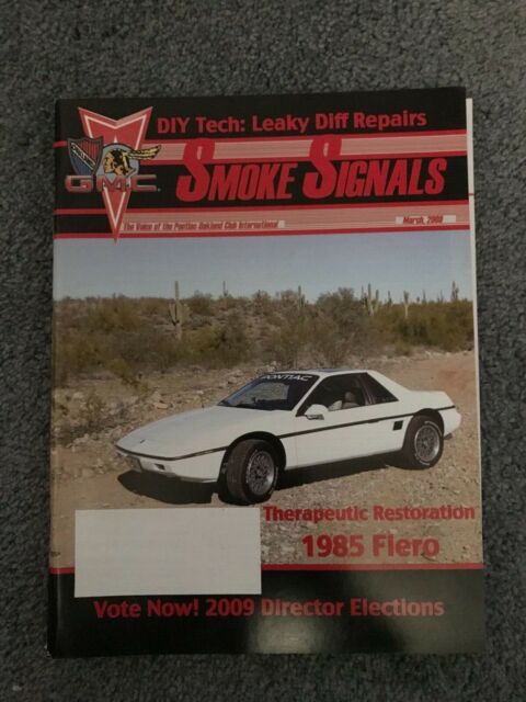 1985 White Pontiac Fiero Coupe