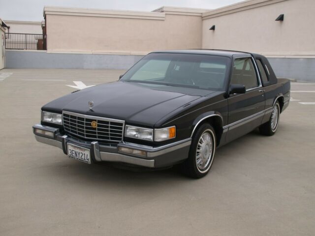 1993 Black Cadillac DeVille Coupe