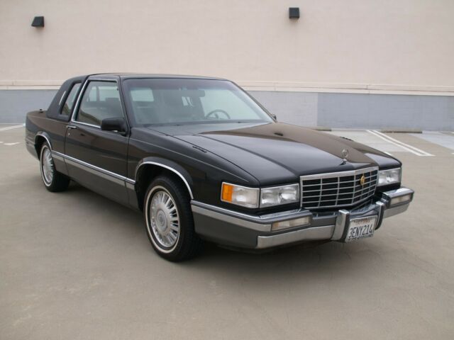 1993 Black Cadillac DeVille Coupe