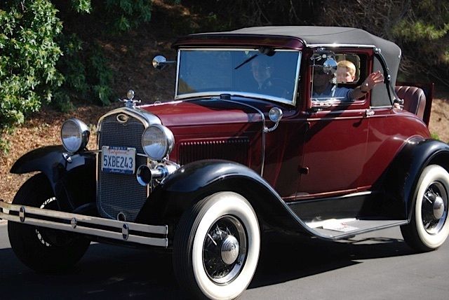 1931 Burgundy Ford Model A Coupe
