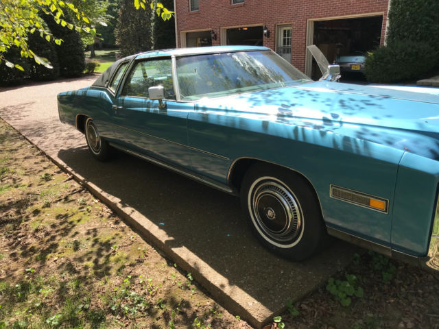 1976 Blue Cadillac Eldorado Coupe