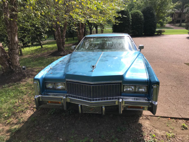 1976 Blue Cadillac Eldorado Coupe