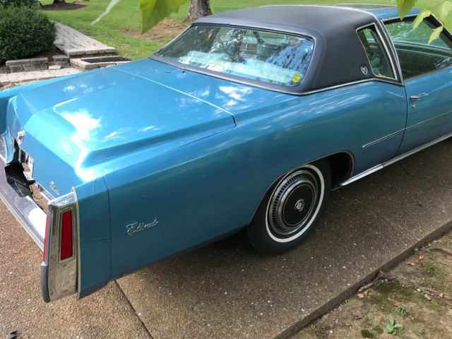 1976 Blue Cadillac Eldorado Coupe