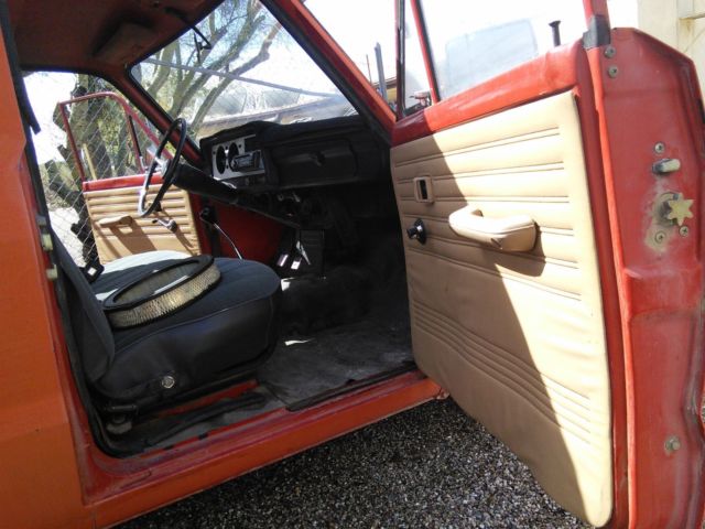 1981 Orange Ford Other Pickups