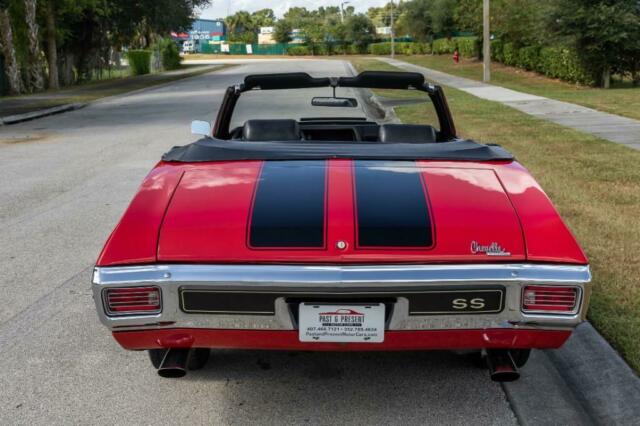 1970 Red Chevrolet Chevelle Convertible