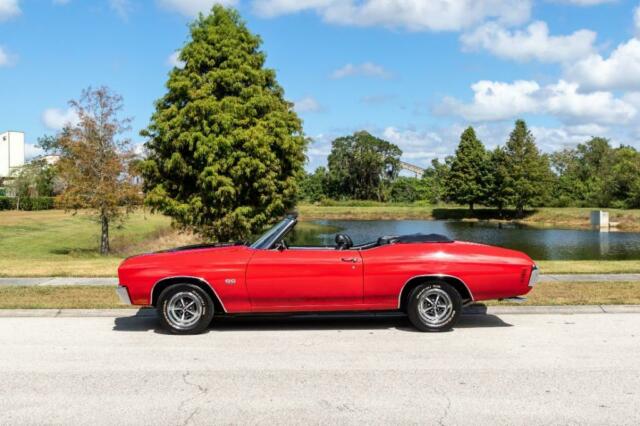 1970 Red Chevrolet Chevelle Convertible