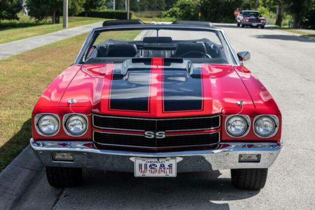 1970 Red Chevrolet Chevelle Convertible