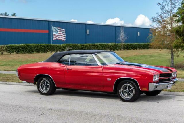 1970 Red Chevrolet Chevelle Convertible