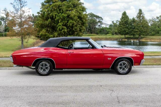 1970 Red Chevrolet Chevelle Convertible