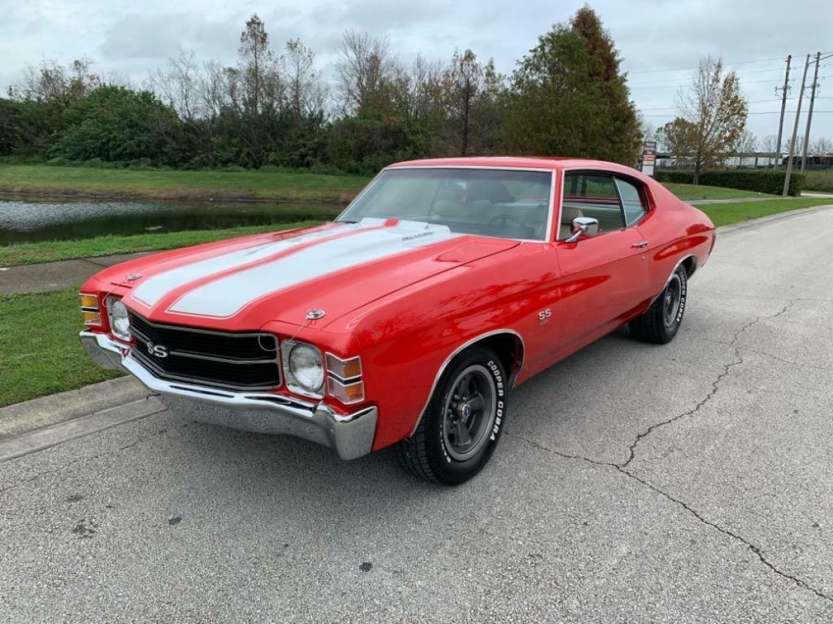 1971 Red Chevrolet Chevelle SS LS5 Super Sport